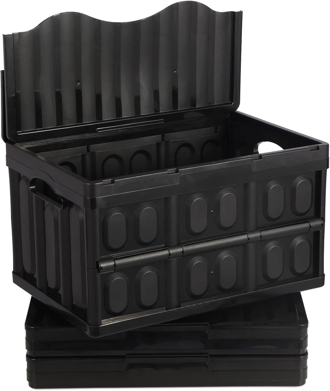 Shineyaplus 55L Collapsible Storage Crate